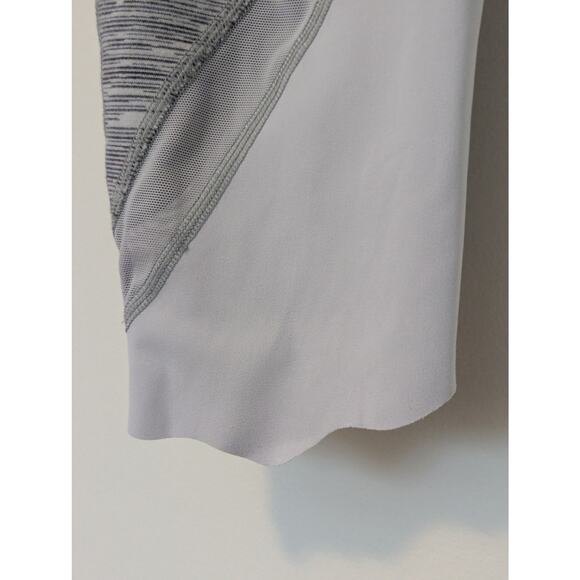 Lululemon Wunder Under Scalloped Hem High-Rise Crop 23" Full-On Luon Gray Sz 8 - Picture 5 of 8